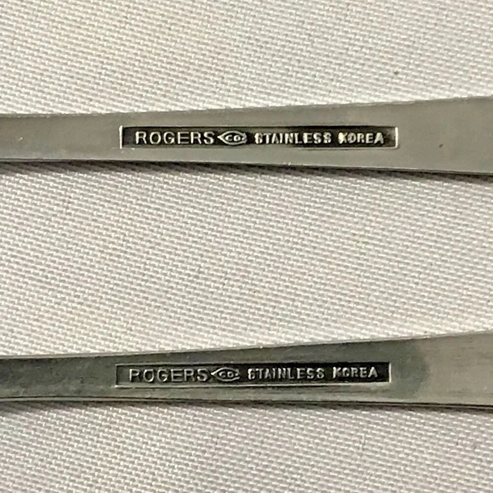 Stanley Roberts/Rogers Casa Vista Stainless Steel Teaspoons Set of 2